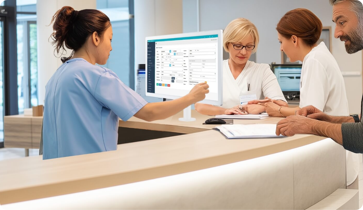 PPC-215 Medical in Hospital Front Desk Applications