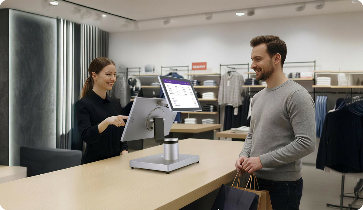 VariPOS S156 in Retail Clothing